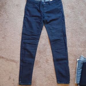 Buffalo stretchy moto jeans size 27